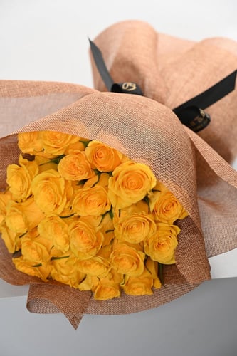 باقة ورد النهار - جوري اصفر