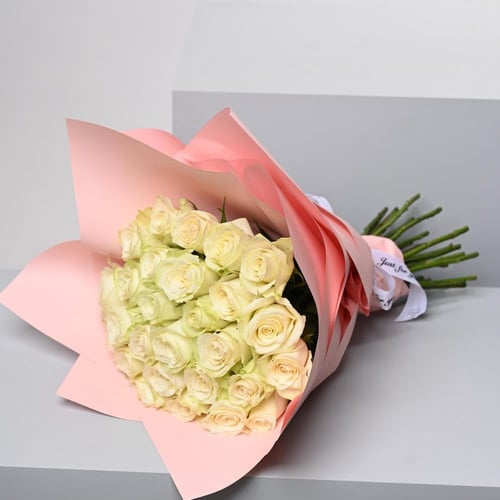 باقة ورد شمس الصباح - الجوري الأبيض