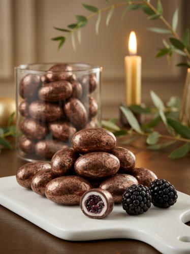 Blackberry with chocolate