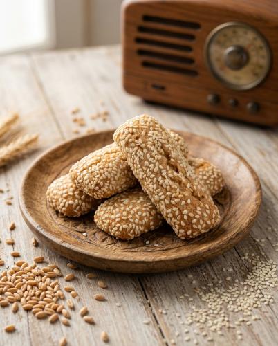 شابورة حبة كاملة ( بر ) بالسمسم