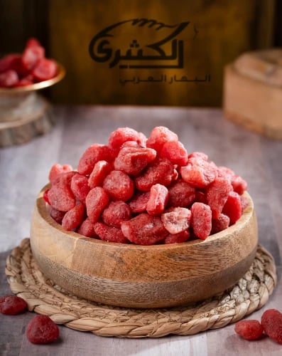 فراولة مجففة