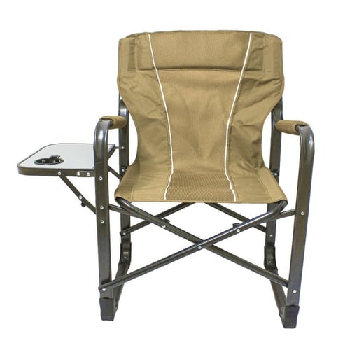 كرسي تخييم مع طاولة جانبية