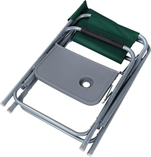 كرسي مع طاولة جانبية