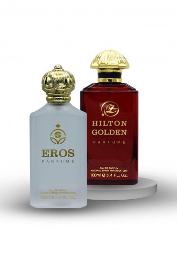 عطر ايروس+عطر هيلتون قولدن