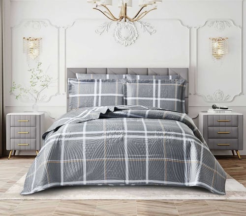 لحاف AM المظغوط المشجر نفرين