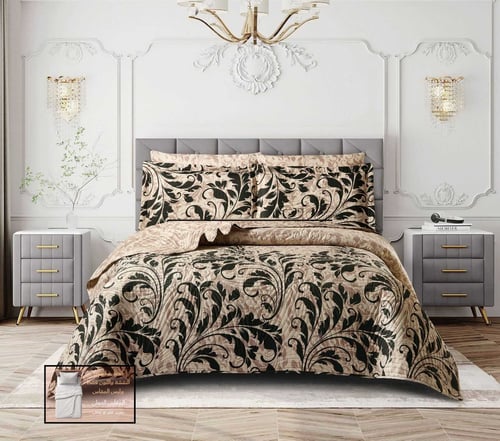 لحاف مظغوط مشجر نفر و نص