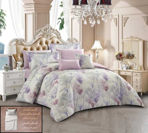 طقم لحاف AM المايكرو النفر ونص