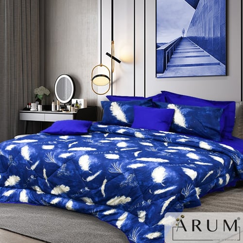 طقم لحاف فكتوريا - الغابة الزرقاء