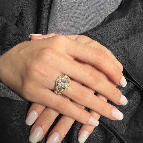 خاتم زريكون مربع