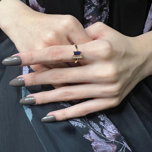 خاتم مستطيل فص