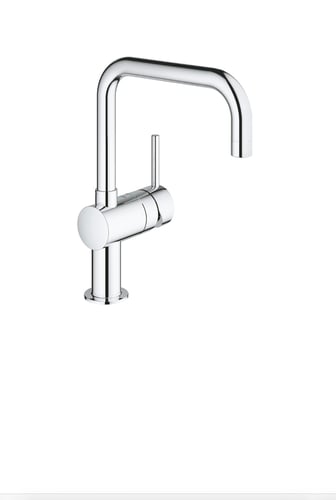 Chrome kitchen sink mixer Manta Qaroohi 32488