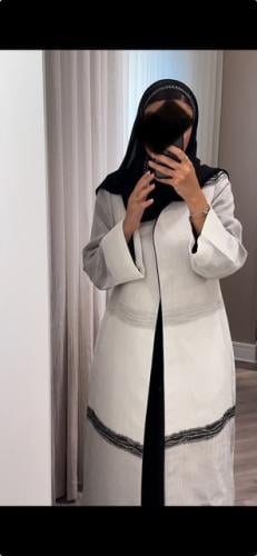 لنن ابيض مبطن