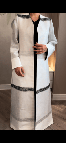 لنن ابيض مبطن