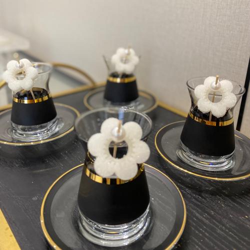 سكر شكل ورده 10 حبات