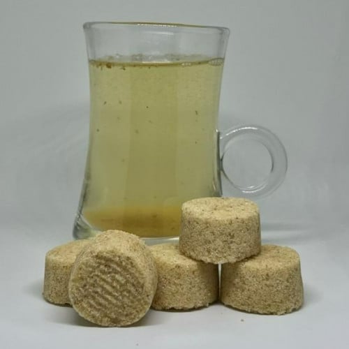 10 قطع من شاي الزنجبيل والاناناس