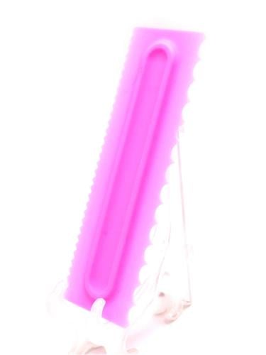 مشط كريمة بلاستك 2 شكل مشكل