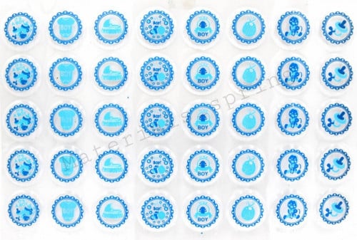 ورق ترانسفير BABY BOY ازرق رقم 7