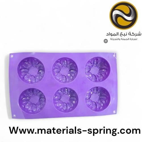 قالب سلكون دائري مزخرف / 1469-003