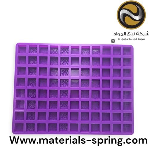 سيلكون مربعات مزخرف 88 حبه 24899
