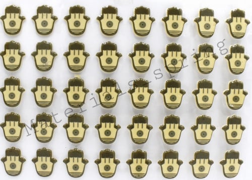 ورق ترانسفير شكل كف منوع الوان