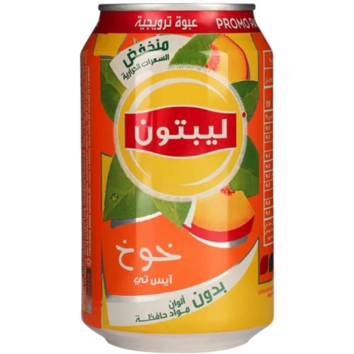 ليبتون آيس تي خوخ 320 مل 6 عبوات