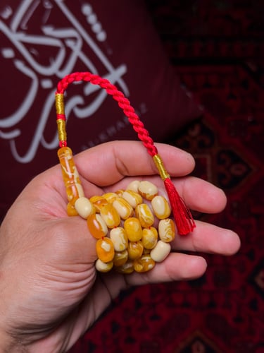 سبحه من تراب الكهرمان الفواح