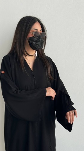 عبايه كم مربع كسره كم زرار