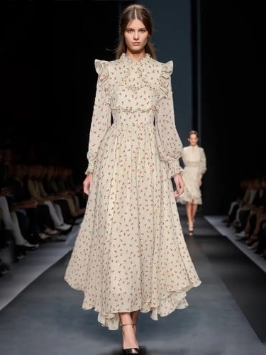 فستان ناعم شيفون مورد باطوال مُختلفة