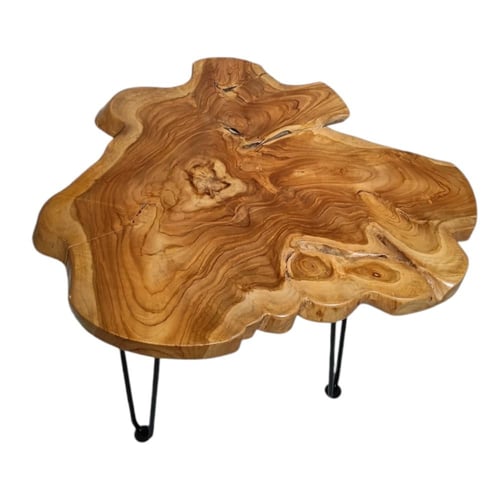 طاولة خشبية طبيعية