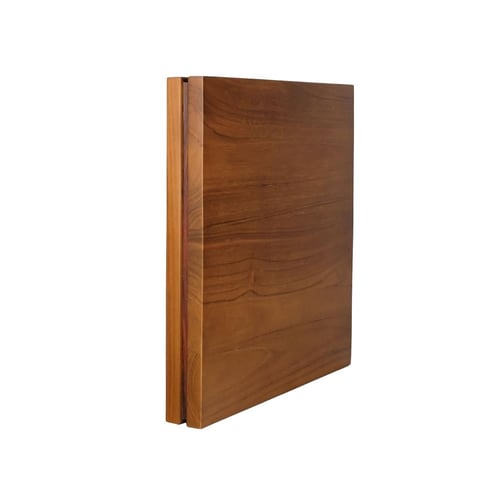 طاولة مربعة خشب طبيعي