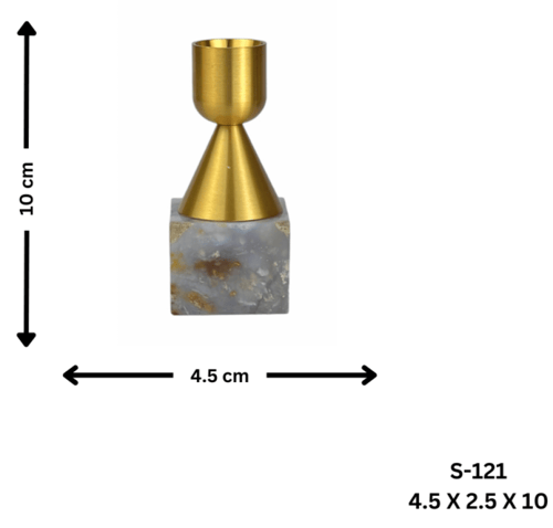 شمعدان عقيق مربع