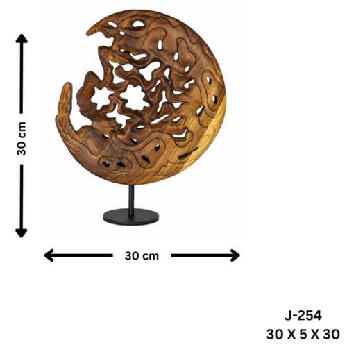 منحوتة قمر الأغصان