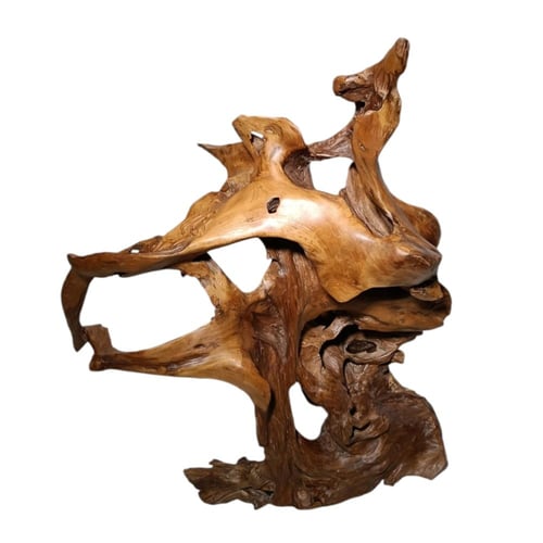 تحفة خشبية "ابداع الجذور"