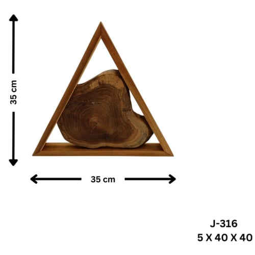 منحوتة خشبيّة إطار التوازن