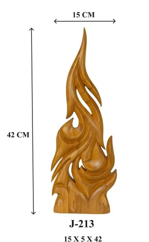 منحوتة لهيب الصنوبر