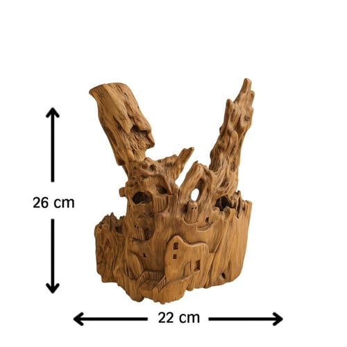 منحوتة خشبية طبيعية