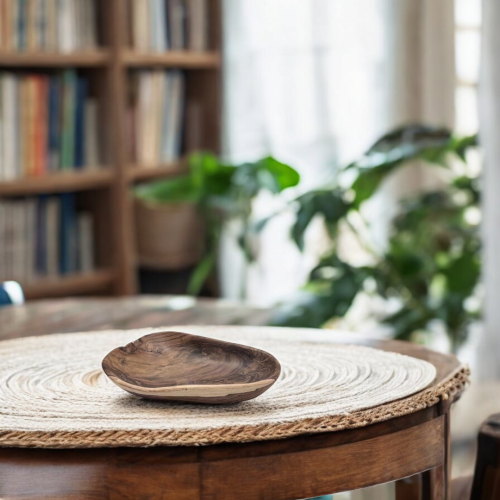 صحن خشبي روز