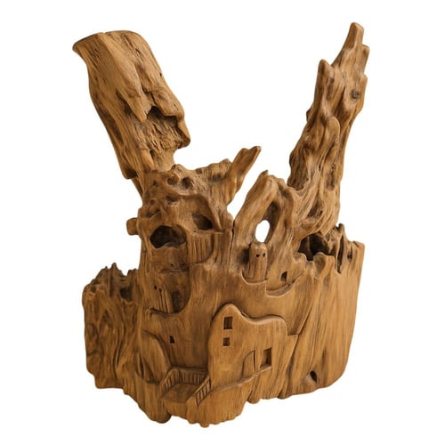 منحوتة خشبية طبيعية