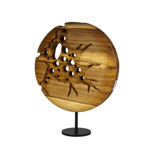 منحوتة قمر الشجرة المثقوب