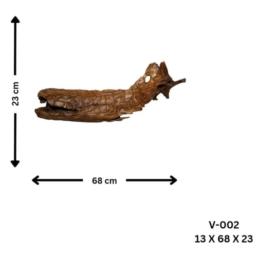 تحفة خشبية سفينة الجذور