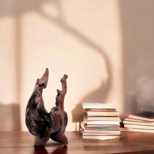 تحفة خشبية "وجوه الطبيعة"