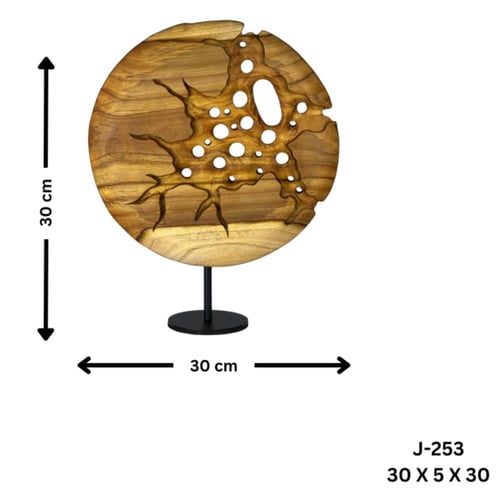 منحوتة قمر الشجرة المثقوب