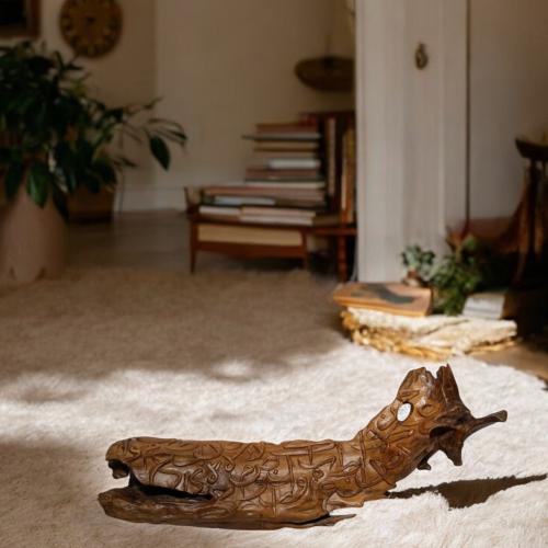 تحفة خشبية سفينة الجذور