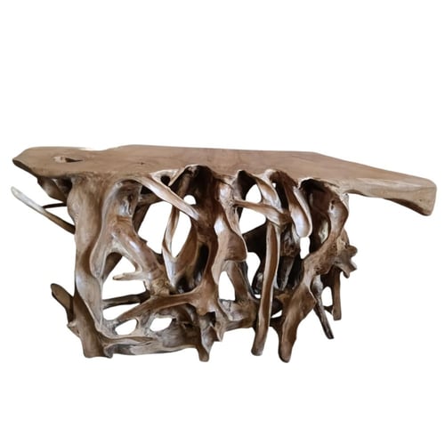 مدخل جذع خشب طبيعي