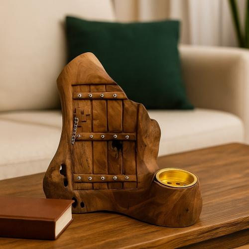 مبخرة خشبية نجدية