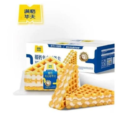 وافل بنكهة حليب جوز الهند