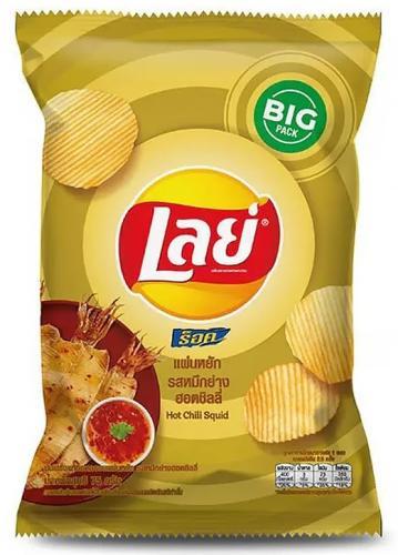 ليز تايلاندي الحبار المشوي بالفلفل الحار 70g