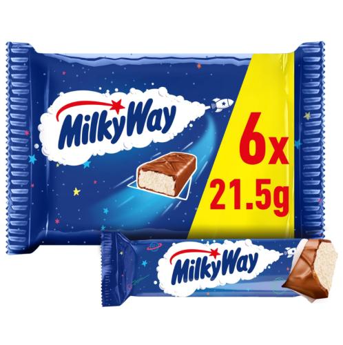 ميلكي واي شريط شوكلاتة بالحليب 6x حبات 21.5g