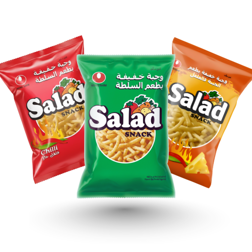 5 حبات سلطة سناك متنوع النكهات حجم عائلي
