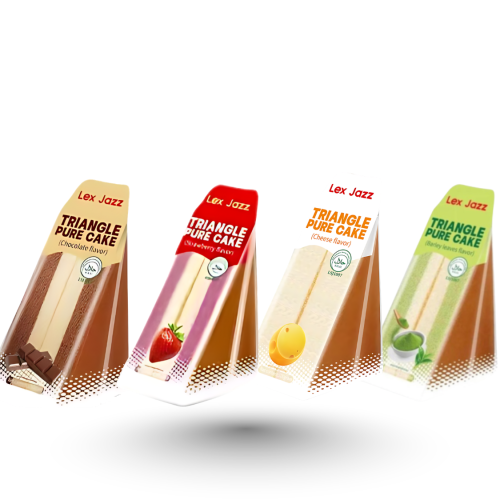 كيك ياباني مثلث مستورد نكهات مشكلة شوكولاتة - فراو...